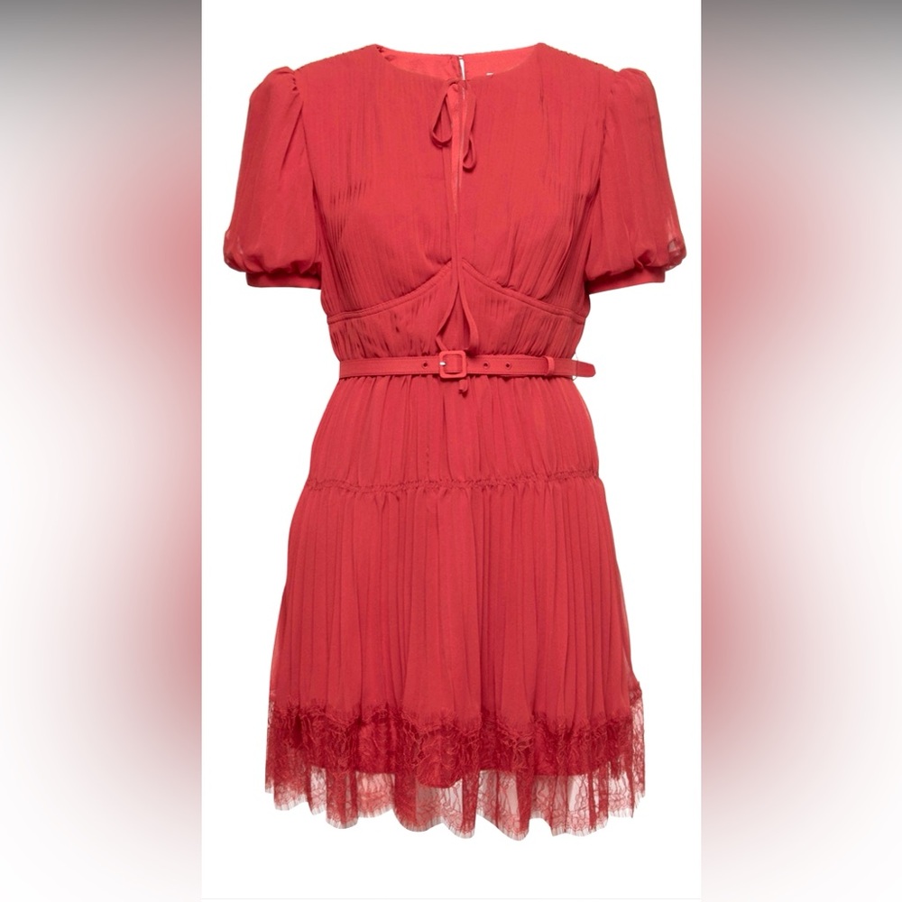 Self-Portrait chiffon dress